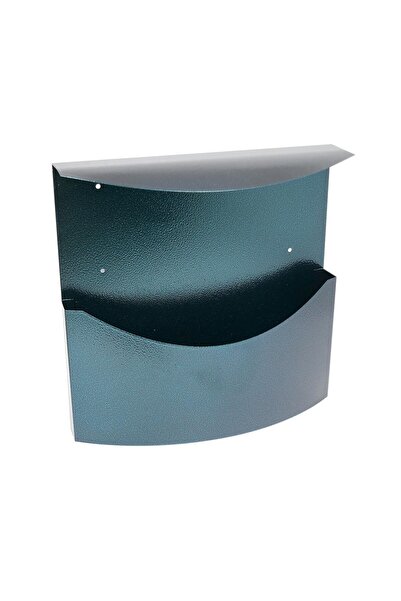 JollyMag Advertising basket/box, for newspapers, with roof, green, C4 format,...