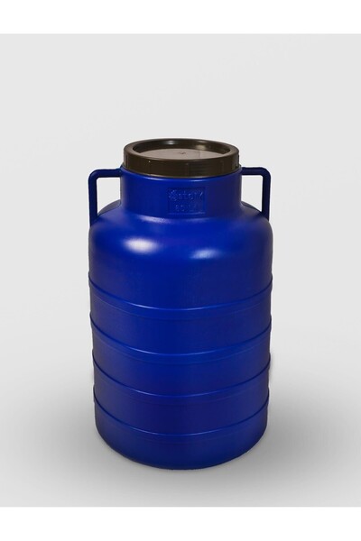 sterk Butoi înalt de 60 de litri cu capac cu filet și mânere, Sterk, plastic ...