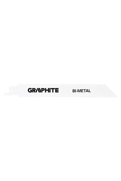 graphite Lamă pentru ferăstrău sabie, lemn și metal, BIM, 14 TPI, set de 2, 3...