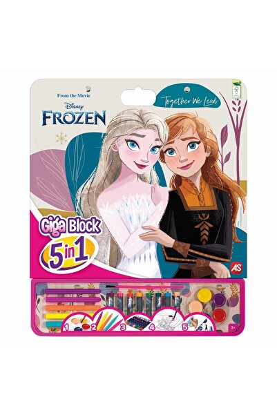 As Set Pictura Si Desen, Giga Block 5 In 1, Frozen, 3 Ani