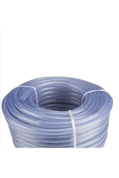 Gimihome Furtun de apă cu inserție, pentru irigații, PVC, 22 mm, 100 m/rolă,