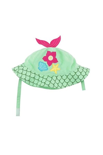 JollyMag Zoocchini Sun Hat, UPF50 +, Size M, 6-12 Months - Mermaid