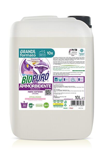 Biopuro New Hypoallergenic Iris and Orchid Fabric Softener 10 l