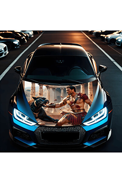 Avex Folie Capota Auto 'Hood Art' rezistenta la exterior, marime S (150 x 110...