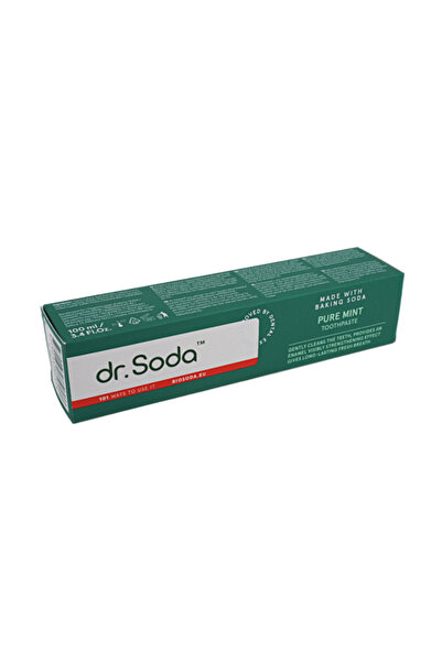 JollyMag Pastă de dinți cu mentă pură și bicarbonat de sodiu, 100 ml, Dr.Soda