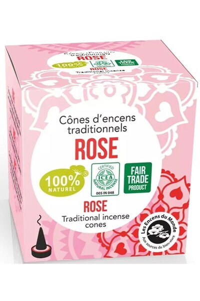 Aromandise Conuri parfumate - Trandafir indian, 12 buc.,