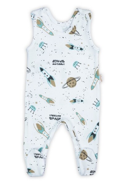 Nicol Overal 100% bavlna (182023) Kolekcia 'Star' Biela Veľkosť 68