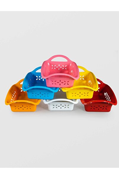 sterk COȘ CU FRUCTE 34 cm X 24 cm X 13 cm PLASTIC DIVERSE CULORI