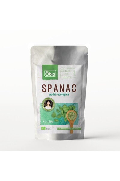 JollyMag Spanac pudra ecologica, 125g, Obio