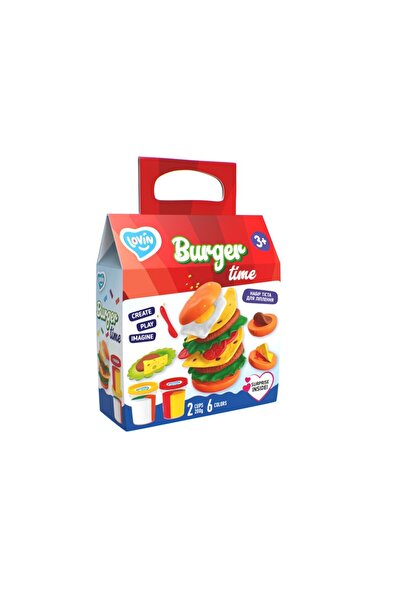 OKTO Set Plastilina 100% Eco, Lovin 039;do, Burger Time