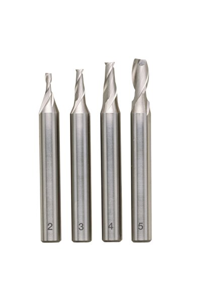 JollyMag Set nou de 4 freze HSS-Co 5, Proxxon 24610