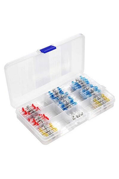 Avex Set de 120 de tuburi termocontractabile transparente premium