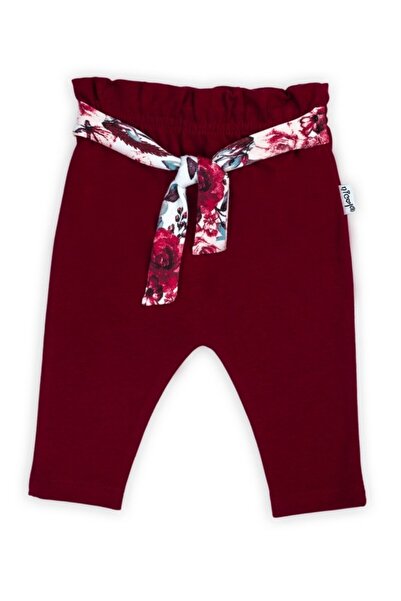 JollyMag Pantalon de bumbac 100% Colectia "Kate" 2021 Visiniu Marimea 74