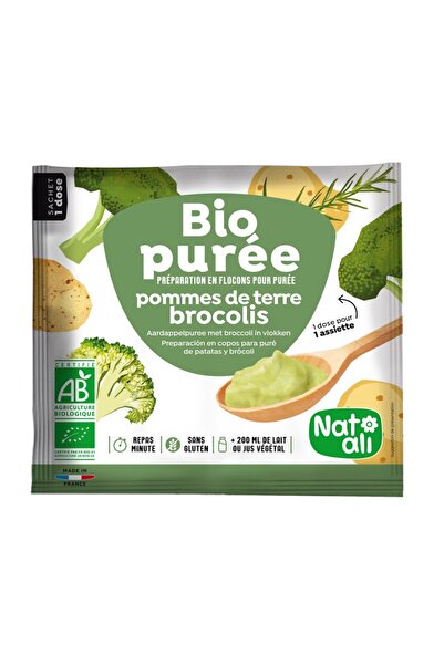 JollyMag Piure instant de cartofi și broccoli, 30 g, Nat-ali