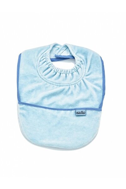 Babyjem Σαλιάρα με τσέπη από βελούδο (Χρώμα: Ροζ)