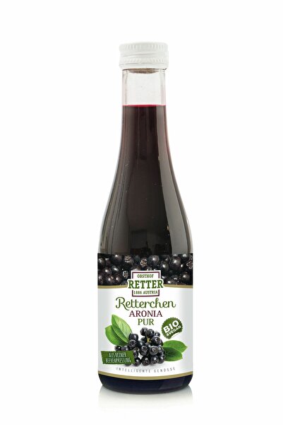 RETTER Suc de aronia pur, bio, 190ml,