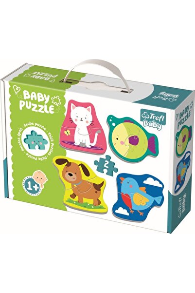 JollyMag Puzzle Trefl Baby Animale clasice 8 piese
