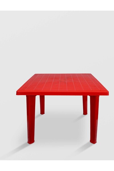JollyMag Masa fixa pentru gradina plastic patrata rosie STERK 90X90X75