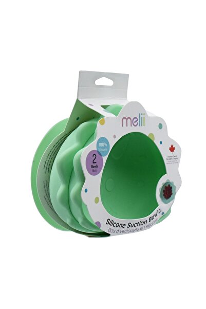 Melii SET OF 2 SILICONE SUCTION BOWLS MELII DINOSAUR MODEL