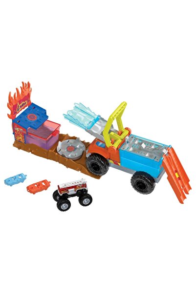 JollyMag Mașină de tunat Hot Wheels Monster Truck Arena Smashers Culoare Schi...