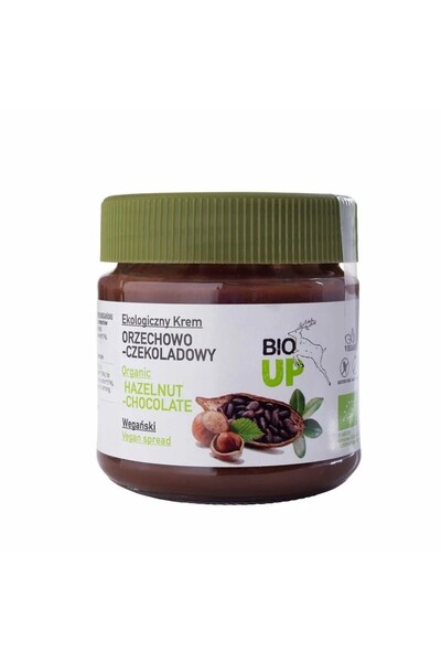 JollyMag Crema tartinabila de ciocolata cu alune de padure bio 190g Super Fudgio