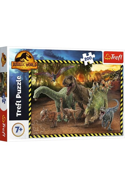 Trefl Puzzle Trefl Jurassic World, In parcul Jurassic, 200 piese