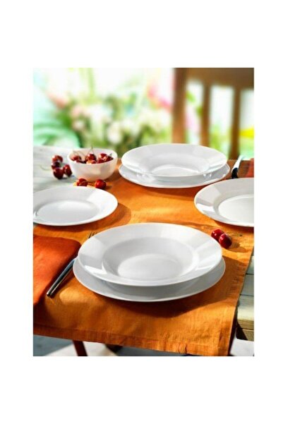 BORMIOLI Set serviciu de masa alb, pentru 6 persoane, Toledo, 18 farfurii