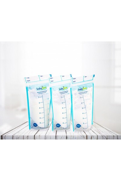 Babyjem Súprava 25 pungi pentru stocarea laptelui matern