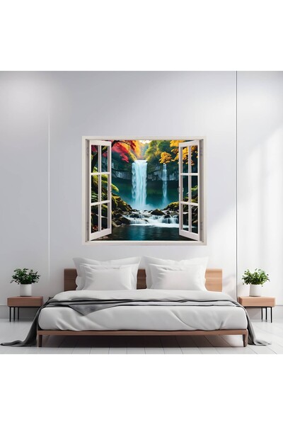 Avex Folie autocolantă colorată imprimată pentru decorarea peretelui, 125 x 1...