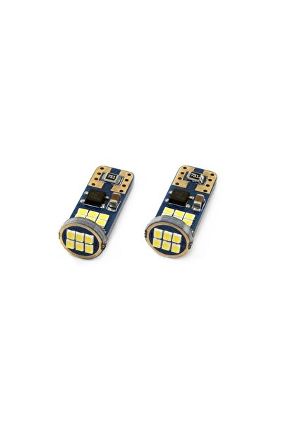 JollyMag Set becuri auto cu LED CANBUS UltraBright compatibil T10e W5W 18 SMD...