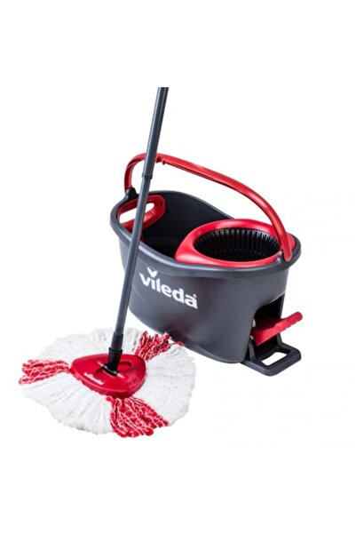 JollyMag Set curatenie, galeata cu pedala si storcator, cu mop si maner, Vileda Easy Wring Turbo