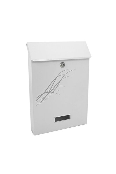 JollyMag Mailbox, white, C4 format, 25x6.5x35.5 cm, Damech