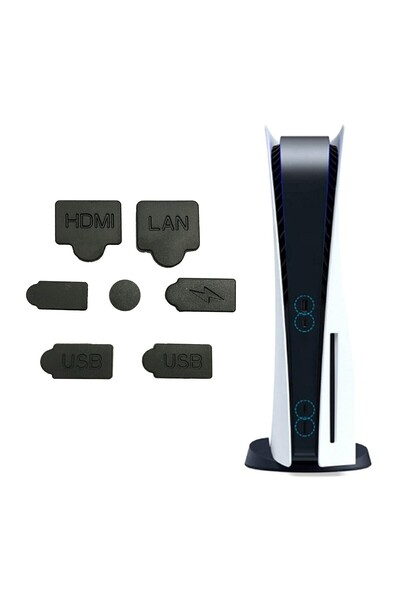 JollyMag Set 7 capace din silicon pentru protectie porturi consola PlayStatio...