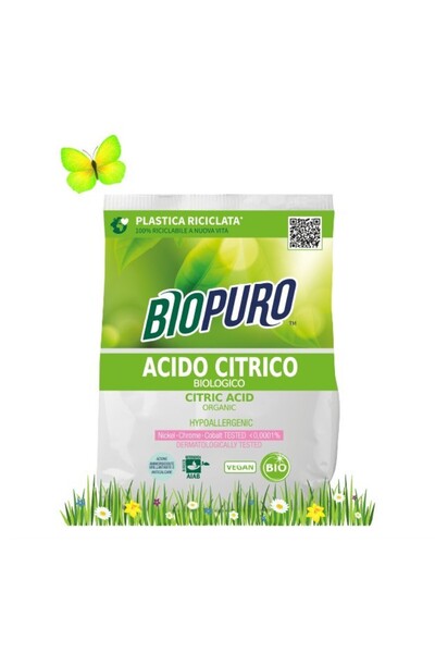 Biopuro Acid citric pentru rufe hipoalergen ecologic 450g