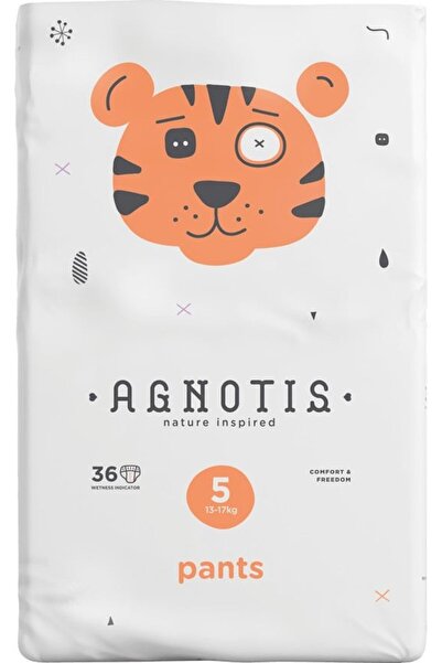 agnotis Hypoalergénne nohavičkové plienky Agnotis, veľkosť 5, 13-17 kg, 36 kusov