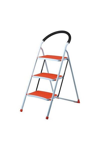 Artool Scara, 3 trepte, portocaliu, max 150 kg, 0.48x0.78x1.05 m