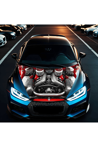 Avex Folie auto rezistentă la exterior Hood Art, mărimea S (150 x 110 cm)