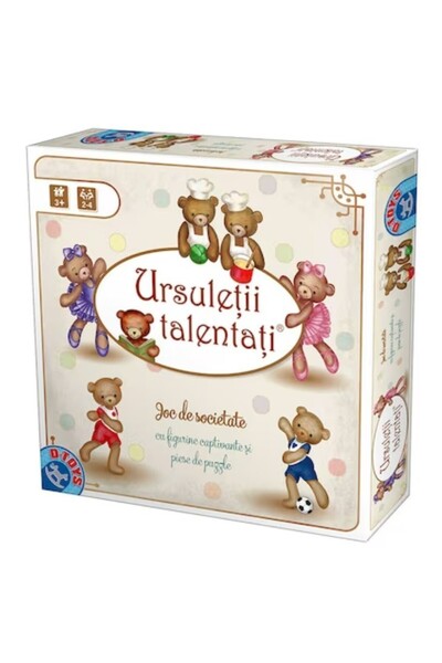 LeanToys Επιτραπέζιο παιχνίδι με ταλαντούχες αρκούδες