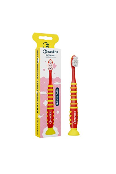 Nordics Periuță de dinți pentru copii PREMIUM, 10500 filamente, super moale, ...