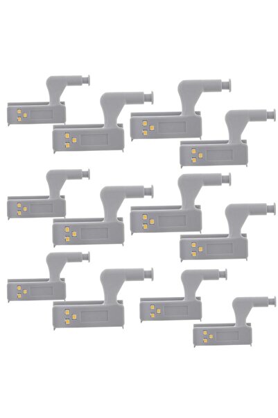 OEM Set 35 buc Balamale pentru mobilier cu iluminare LED, Gri, 7.5 x 4 x 2 cm