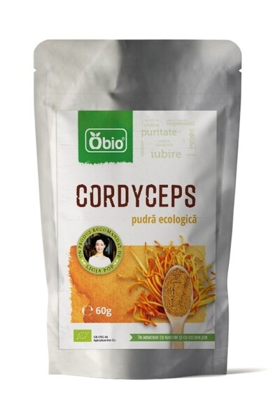 OBİO Pudră de Cordyceps 60 g