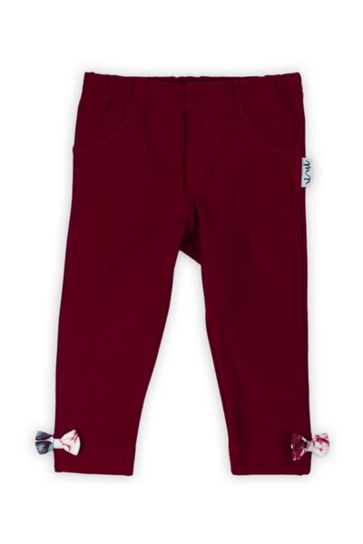 JollyMag Pantalon cu fundite (180280) Colectia "Kate" 2021 Visiniu Marimea 86