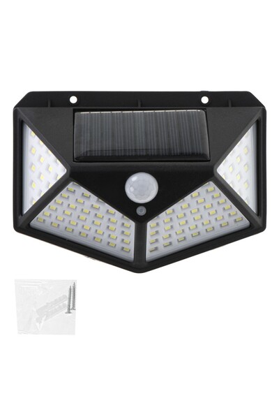 Avex Lampă solară LED cu senzori de amurg și mișcare