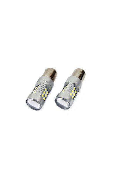 JollyMag Set becuri auto cu LED CANBUS compatibil P21W BA15S 24 SMD 6.2W Alb ...