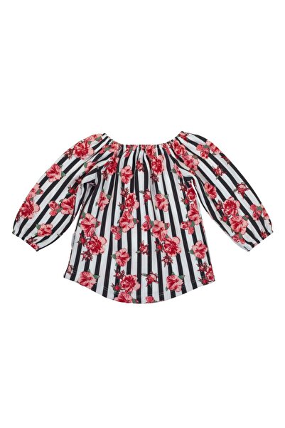 Nicol Bluza spaniola cu maneca lunga Nana Flori/Dungi mar. 122