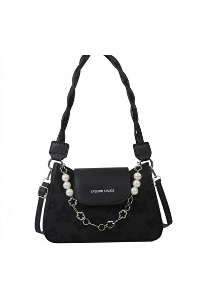 ECARLA Geanta de umar eleganta pentru dame, colectia Black Fashion Bags, T246