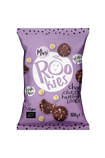 JollyMag ROOKIES - Mini fursecuri cu ciocolată și alune Bio 100g