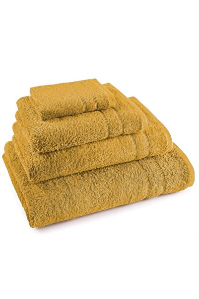 JollyMag Set 12 prosoape 100% bumbac, dimensiune 50 x 100 cm, culoare portoca...