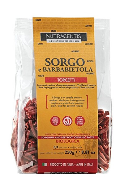 JollyMag Paste fără gluten din făină de sorg și sfeclă roșie, 250g