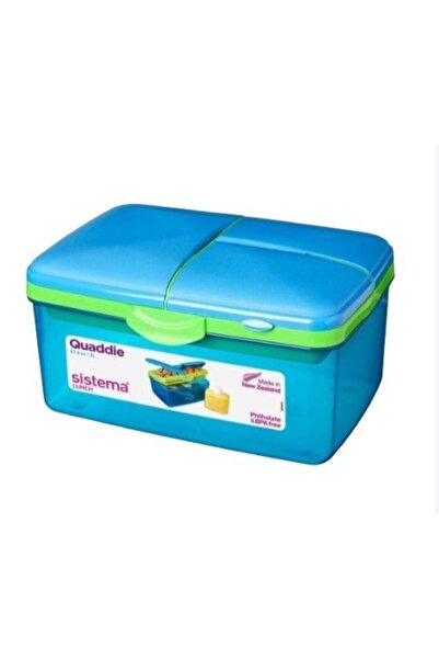 Gimihome Cutie alimente plastic compartimentata 2 L, Lunch Quaddie 3970-02